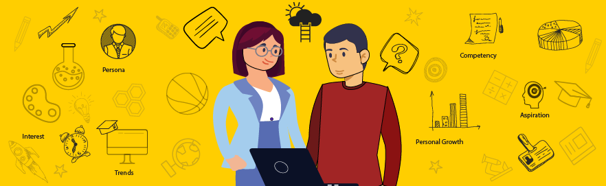 A Boy and a girl with laptop